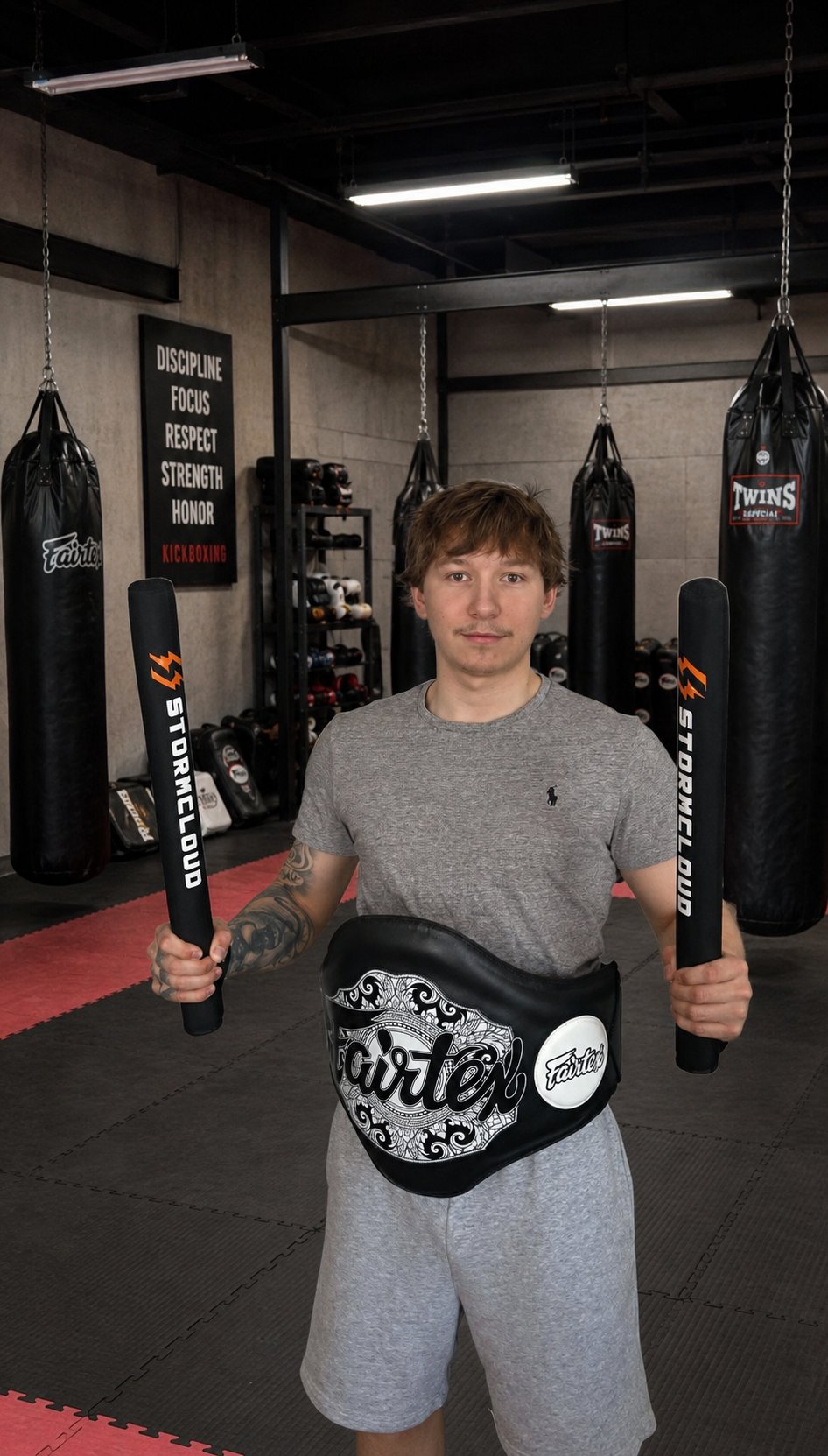 Adrian — twórca marki, trening kickboxingu