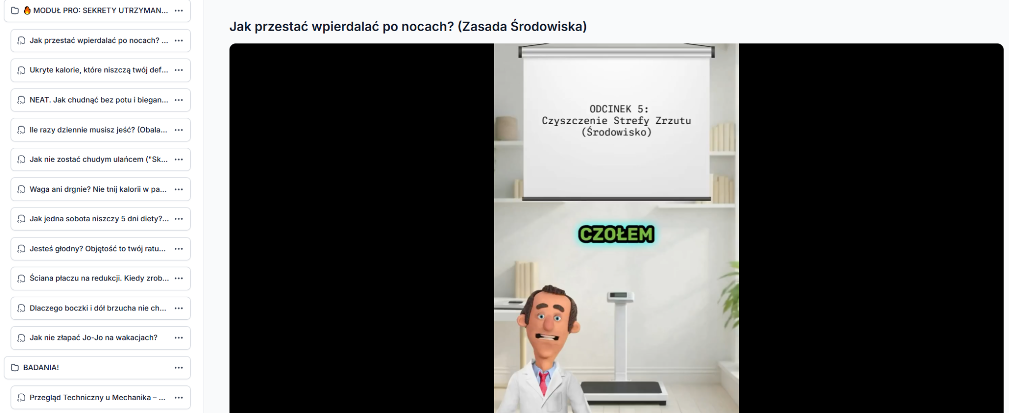 Moduły PRO i badania na platformie